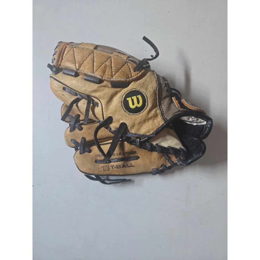 Wilson T-Ball Genuine Leather Baseball Glove 10 Inch Youth